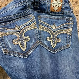 Men’s rock revival jeans